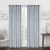 Regal Home Collections, Inc. Regal Home Gilmore Grommet Top Energy Saving Light-filtering Set Of 2 Curtain Panel In Blue