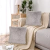 Regal Home Collections, Inc. Regal Home Kendra Square Throw Pillow In Silver