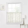 Regal Home Collections, Inc. Regal Home Meadow Embroidered 2-pc. Rod Pocket Window Tier In White