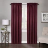 Regal Home Collections, Inc. Regal Home Regency Rod Pocket Light-filtering Single Curtain Panel In Red