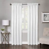 Regal Home Collections, Inc. Regal Home Regency Rod Pocket Light-filtering Single Curtain Panel In White