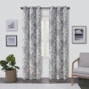 Regal Home Collections, Inc. Regal Home Surfaces Paisley Grommet Top Light-filtering Single Curtain Panel In Blue