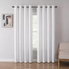 Regal Home Collections, Inc. Regal Home Talia Grommet Top Blackout Single Curtain Panel In White