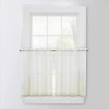Regal Home Collections, Inc. Regal Home Voile Solid 2-pc. Rod Pocket Window Tier In Sand