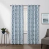 Regal Home Collections, Inc. Regal Home Walker Grommet Top Light-filtering Single Curtain Panel In Blue