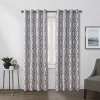 Regal Home Collections, Inc. Regal Home Walker Grommet Top Light-filtering Single Curtain Panel In Brown