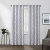 Regal Home Collections, Inc. Regal Home Walker Grommet Top Light-filtering Single Curtain Panel In Gray