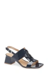 Regarde Le Ciel Amalia Slingback Sandal In Rock Navy 6920