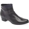 Regarde Le Ciel Stefany Block Heel Bootie In Black