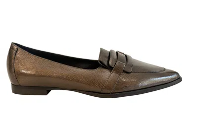 Regarde Le Ciel Women's Kenny Pointed Toe Loafer In Bronze In Multi