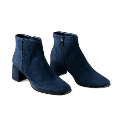 Regarde Le Ciel Women's Pilar Ankle Boot In Navy In Blue