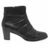 Regarde Le Ciel Women's Sonia 134 Bootie In Elefant Glo Black