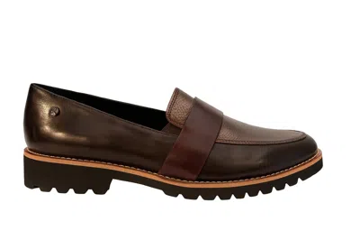 Regarde Le Ciel Women's Tessa Loafer In Multi In Brown