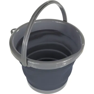 Regatta 1.3gal Folding Bucket In Ebony Grey