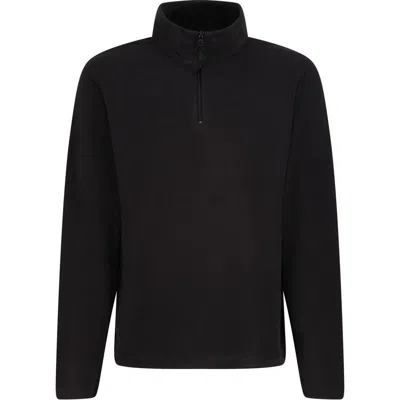 Regatta 170 Series Anti-pill Zip Neck Micro Fleece In Black
