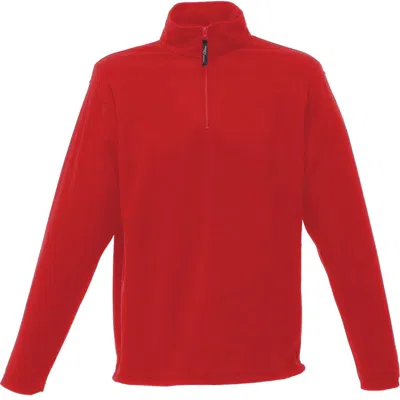 Regatta 170 Series Anti-pill Zip Neck Micro Fleece In Red