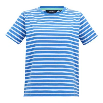 Regatta Bayletta Striped T-shirt In Blue