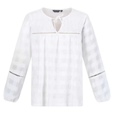 Regatta Calluna Keyhole Blouse In White