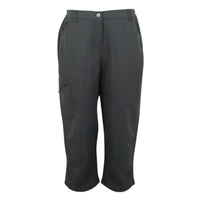 Regatta Chaska Iii Walking Capri Cropped Trousers In Gray