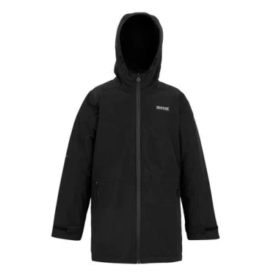 Regatta Childrens/kids Farbank Ii Waterproof Jacket In Black