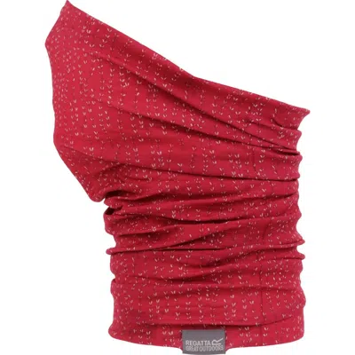 Regatta Childrens/kids Multitube Trailing Leaves Neck Warmer In Red