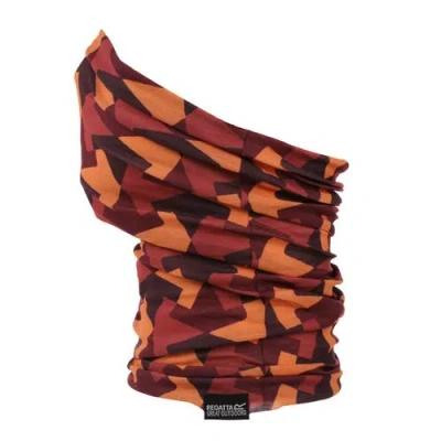 Regatta Childrens/kids Printed Multi-purpose Neck Warmer In Red