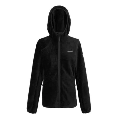 Regatta Endra Hooded Fleece Jacket In Black