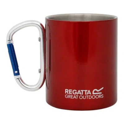 Regatta Great Outdoors Steel Karabiner Mug/cup In Red