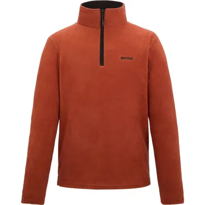 Regatta Great Outdoors Thompson Half Zip Fleece Top In Brown