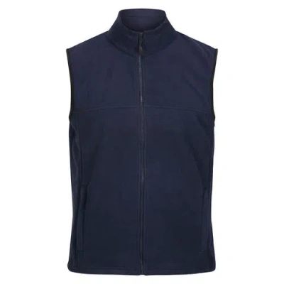 Regatta Haber Ii Full-zip Bodywarmer Fleece Anti-pill Jacket In Blue