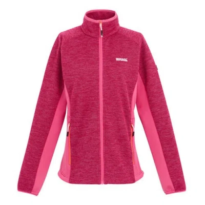 Regatta Highton Iv Full Zip Fleece Jacket In Pink