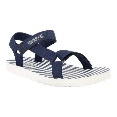 Regatta Lady Vendeavour Striped Sandals In Blue
