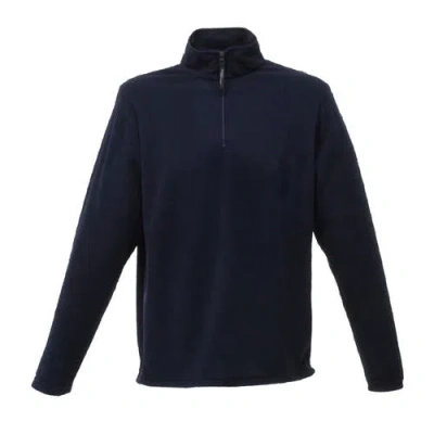 Regatta Thor Overhead Half Zip Anti-pill Fleece Top In Dark Navy