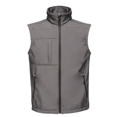 Regatta Octagon Ii Printable Soft Shell Bodywarmer In Brown