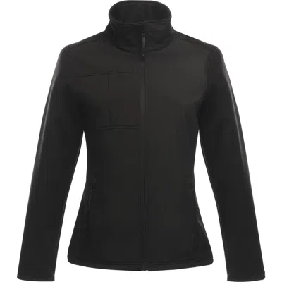 Regatta Octagon Ii Waterproof Soft Shell Jacket In Black