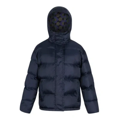 Regatta Orla Kiely Flowers Quilted Oversized Jacket In Blue