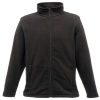 Regatta Plain Micro Fleece Full Zip Jacket In Black
