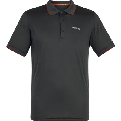 Regatta Remex Ii Jersey Polo Shirt In Black
