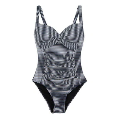 Regatta Sakari Seeksucker Tummy Control One Piece Bathing Suit In Multi