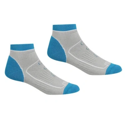 Regatta Samaris Trail Colour Block Ankle Socks In Gray
