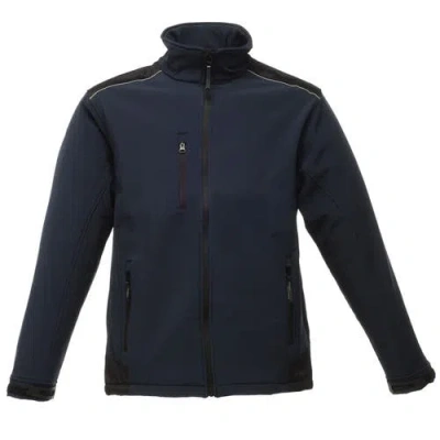 Regatta Sandstorm Hardwearing Workwear Softshell Jacket In Blue