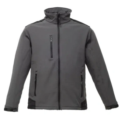 Regatta Sandstorm Hardwearing Workwear Softshell Jacket In Gray