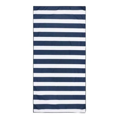 Regatta Striped Microfiber Beach Towel