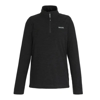 Regatta Sweetheart Quarter Zip Fleece Top In Gray