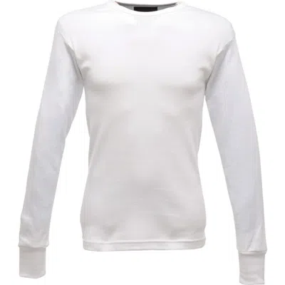 Regatta Thermal Underwear Long Sleeve Vest / Top In White