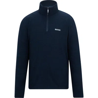 Regatta Thompson Marl Half Zip Fleece Jacket In Blue