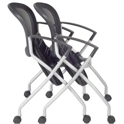 Regency Cadence Fabric Multipurpose Chair In Black