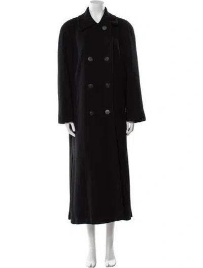 Pre-owned Regency Cashmere Cashmere Coat In Black