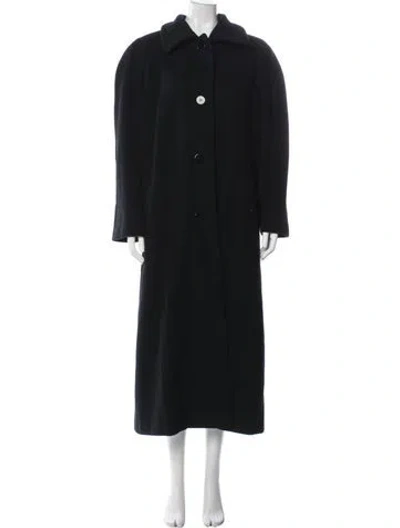 Pre-owned Regency Cashmere Cashmere Coat In Black