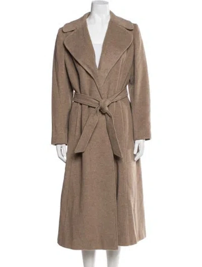 Pre-owned Regency Cashmere Coat In Brown